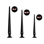 Slim Tapered Anal Training Set - 3-Piece Silicone Training Kit For Beginners To Advanced Users | Flexible, Long With Suction Cup Base | For Men And Women
