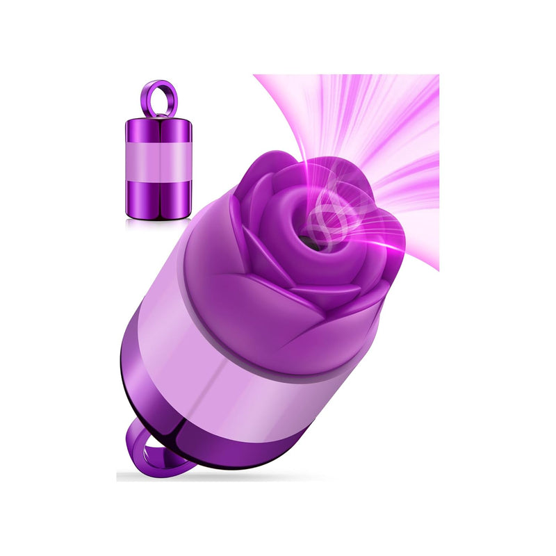Sucking Vibrator Rose Sex Toy - Whisper Rose Toy Adult Toys For Women Sex Toys With 10 Suction Modes, Clit Nipple Sucker Discreet Vibrators, Clitoral Stimulator For Female Sex Toys, Purple