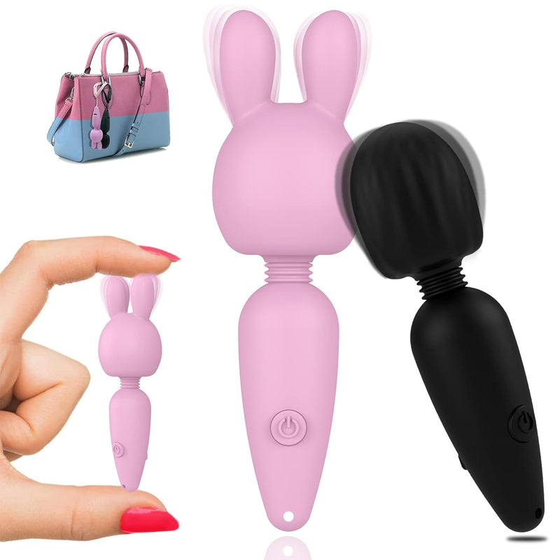Rabbit Bullet Vibrator,G-Spot Nipple Clitorals Stimulator,Usb Rechargeable 10 Modes For Travel Backpack Pendant,Mini Portable Vaginal Anal Massage Adult Sex Toys For Women And Couple. (2 Pack)