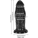 Sex Toys 9.84'' Unique Shape Huge Dildo, No-Balls 3.15'' Big Thick Wide Girth G-Spot Dildos With Strong Suction Cup Base, Anal Stimulation Trainer Butt Plug Stretcher For Adult Women Men