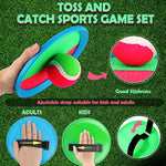 Kids Toys Toss And Catch Game Set 12 Paddles 6 Balls Beach Game Outdoor Ball Sports Games Toss And Catch Ball Set With Paddles Ball Nylon Catch Toys For Kids Adults