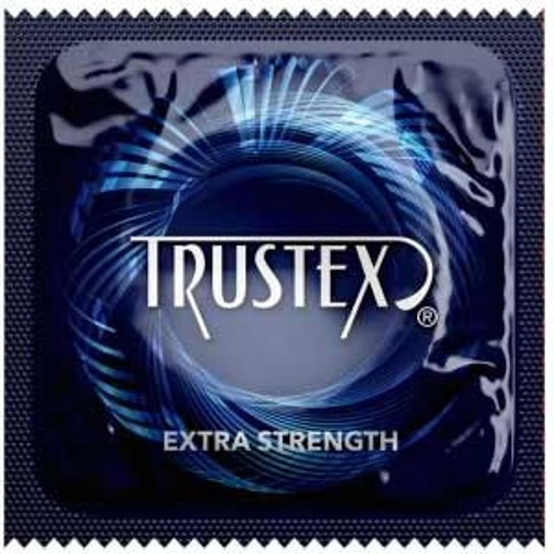 Trustex Extra Strength Lubricated Latex Condoms With Brass Pocket Case-24 Count