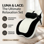 27° Memory Foam Wedge Pillow for Couples and Home Support