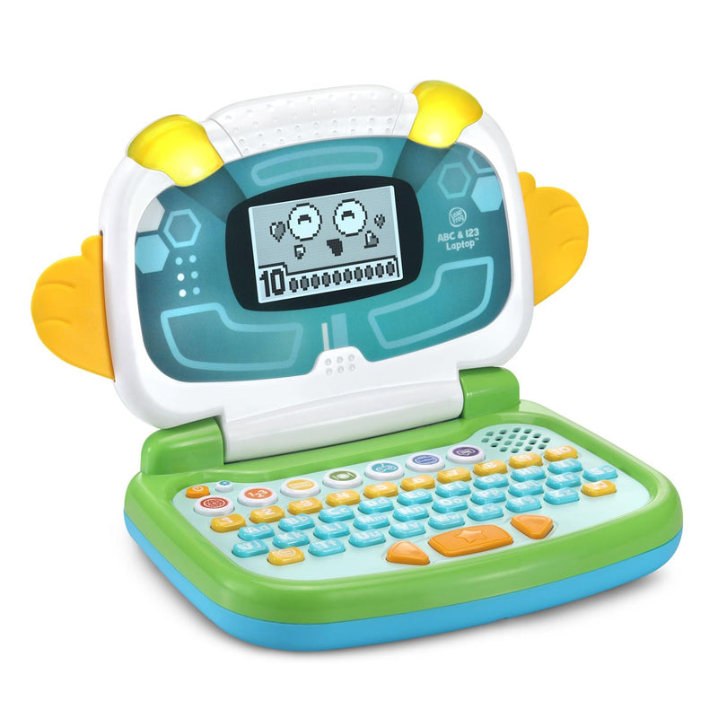 LeapFrog ABC and 123 Laptop for Preschoolers Ages 3-7 Years, Green