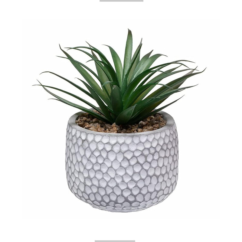Small Fake Plants In Pot - Artificial Succulents Plant For Desk - Faux Plants