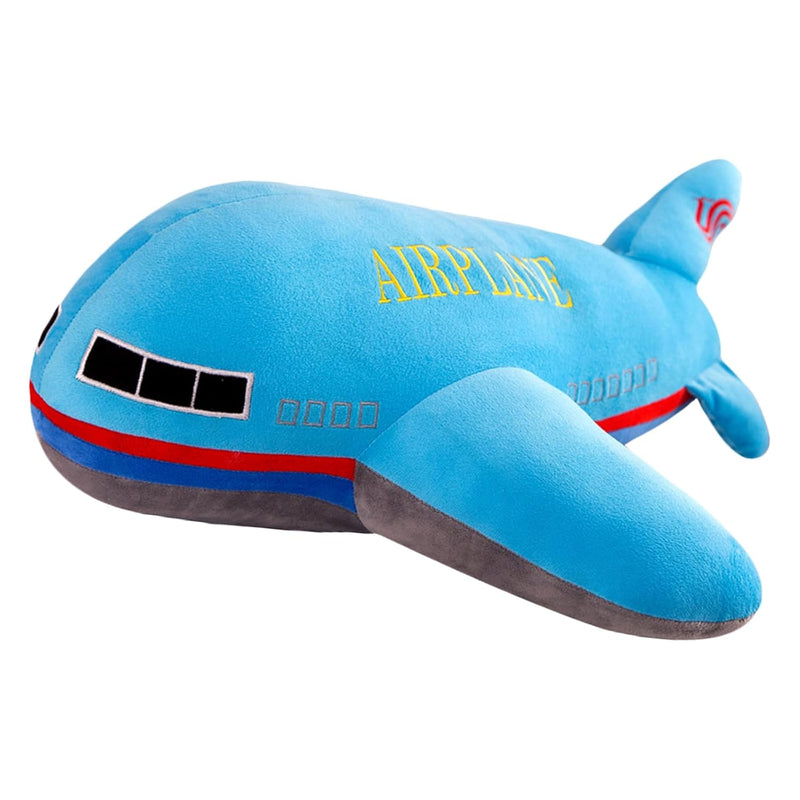 15.7" Airplane Plush Blue Stuffed Plane Toy Aircraft Hug Pillow Gifts For K