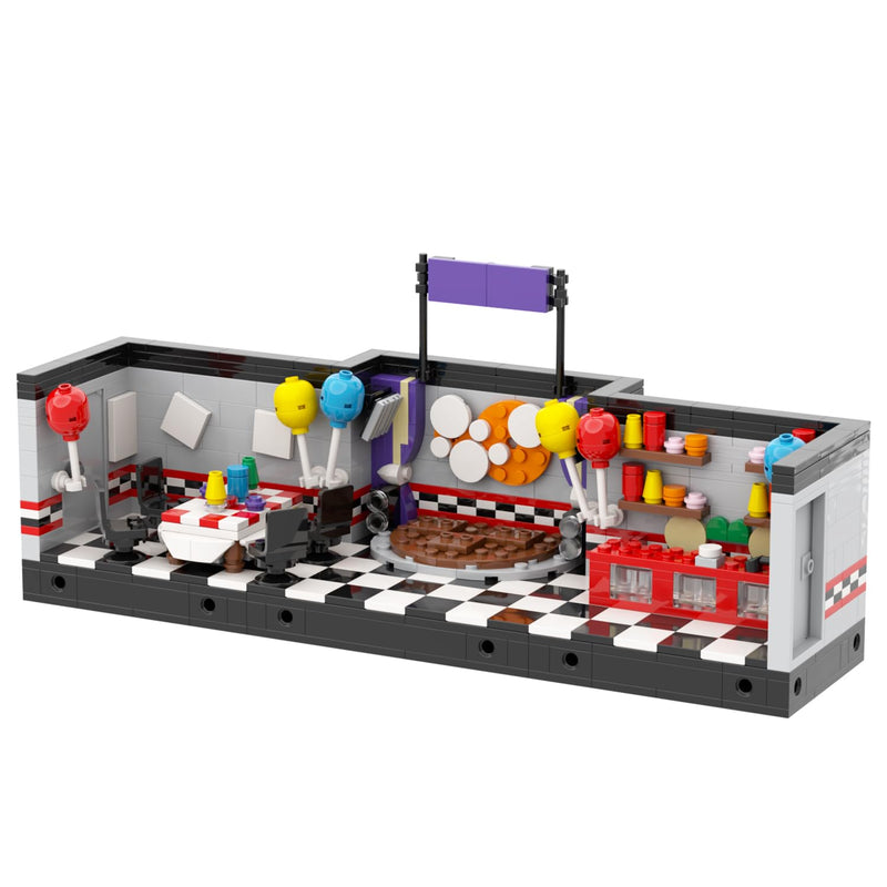 Moc Fnaf Stage Building Set,Creative Cute Building Blocks Children Kits,Hal