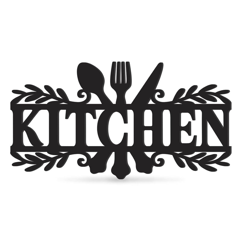 Kitchen Sign,Dining Room Wall Decor Rustic Metal Kitchen Decor Sign,Kitchen Wo