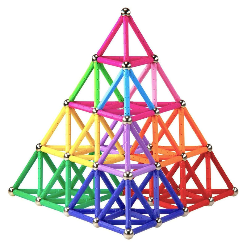 220Pcs Magnetic Building Sticks Blocks, Magnet Educational Toys Magnetic St