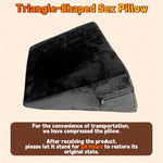 Intimacy Support Pillow with Handcuffs – Positioning Cushion for Comfort & Play