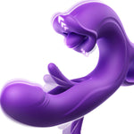 Dildo Sex Toy Adult Sex Toys Thrusting Thrusting Rabbit Vibrator, Adult Toys For Women Womens G Spot Clitoral Vibrators Female And Couples Games (Purple)