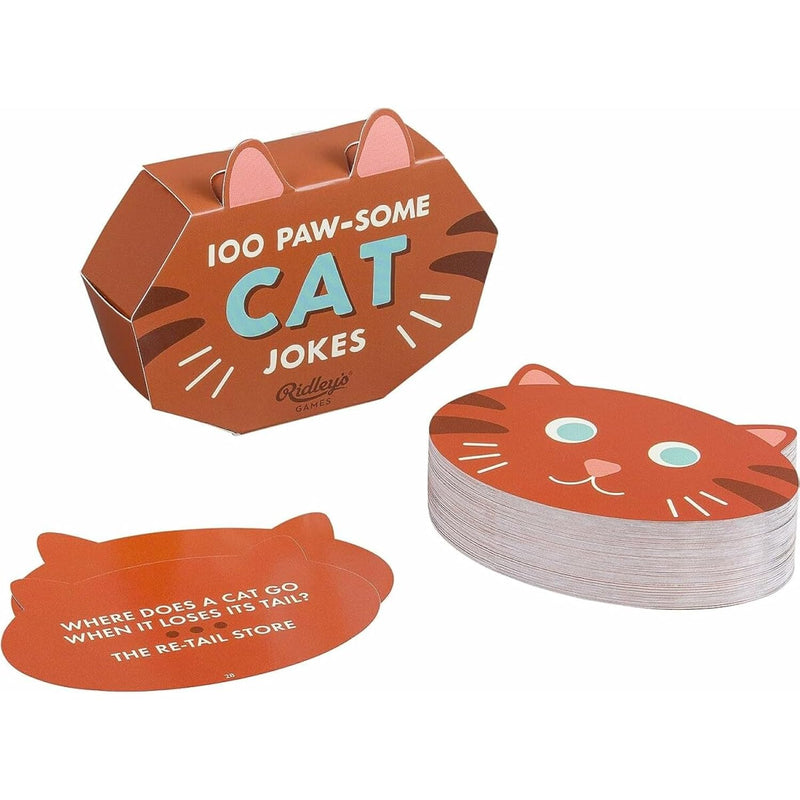 Ridley’S 100 Paw Some Cat Joke Cards Includes 100 Jokes For Kids And Adults