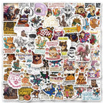 106 PCS Vinyl PVC Dungeon Crawler Carl Stickers Pack for Various Items
