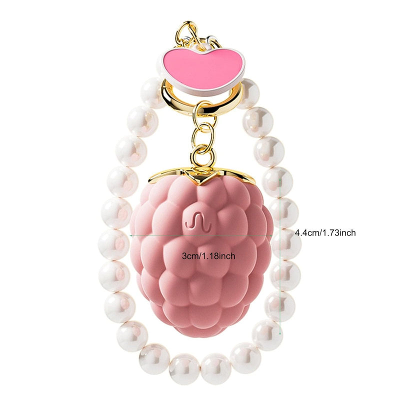 Strawberry Silicone App Clitoral Vibrator With 10 Modes Usb Rechargeable Jump Egg Vibrator Pearl Chain Sex Toy For Women