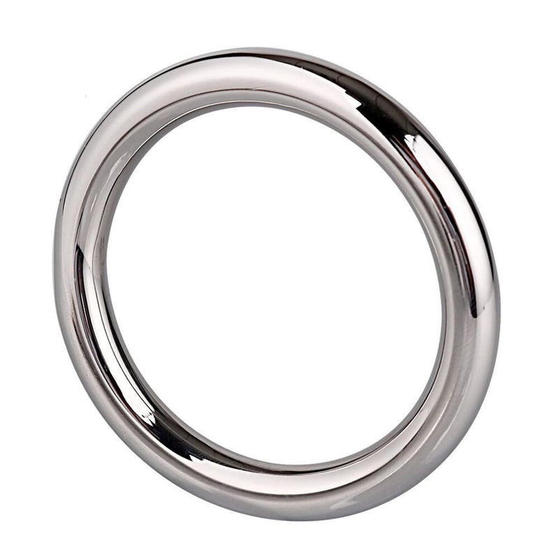 Stainless Steel Penis Cock Rings Metal Ring Penis Loop Metal Delay Ring Stronger Erection Enhancer Sexual Toy For Male(45Mm)