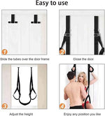 Adjustable Couples Suspension Sex Swing with Support Straps