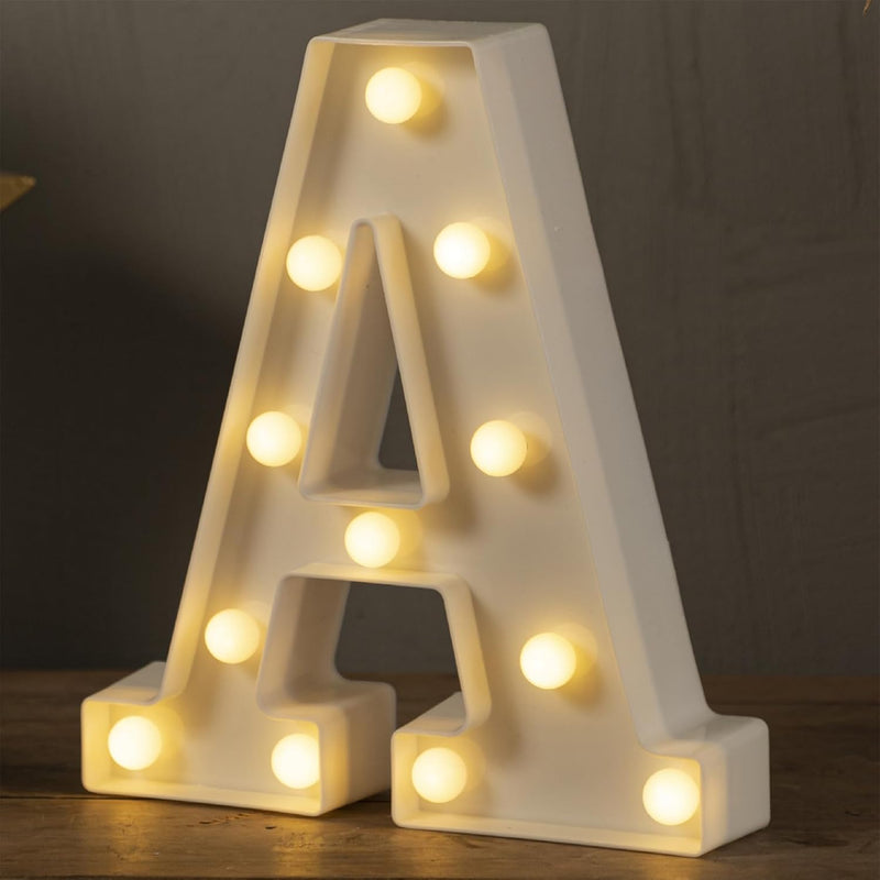Big Light Up Letters A, Led Marquee Sign 26 Alphabet And 10 Number For Party B
