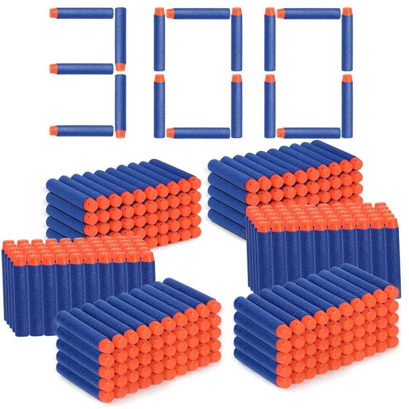 Blaster Darts, 300 Pack Refill Bullets For Nerf N Strike Elite, Toys Foam B