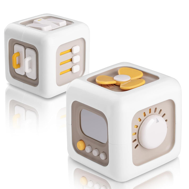 Busy Cube Montessori Toys For 1+ Year Old, Sensory Toys Activity Cube, Trav