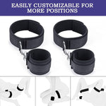 Adjustable Wrist-to-Thigh Restraint Set – Bondage Cuffs & Straps for Couples Play