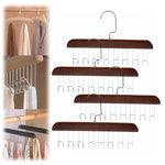 Anti Slip Multi Hook Coat Racks, 360 Degree Space Saving Hangers With 8 Hooks, M