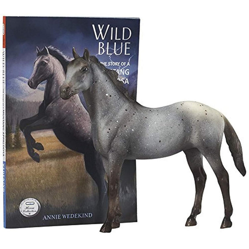 Classics Wild Blue: Book And Horse Toy Set (1:12 Scale)