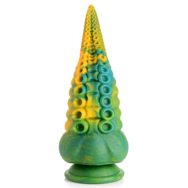 Cc Monstropus Tentacled Monster Silicone Dildo, Green
