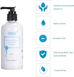 Water-Based Lubricant with Vitamin E - Creamy, Long-Lasting, Non-Sticky, 10 oz