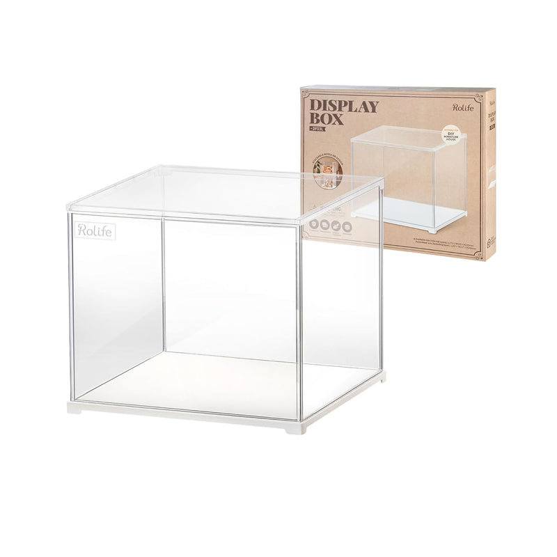 Rolife Dust Cover for Miniature House Building Sets, Stackable Acrylic Disp