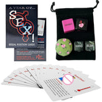Sex Cards & Sex Dice Sets, Sexual Positions A Year Of Adult Game, Sexual Positions Tabletop Game Card Deck 50 & 5 Sets Of Erotic Dice. Couple Sex Erotic Props.