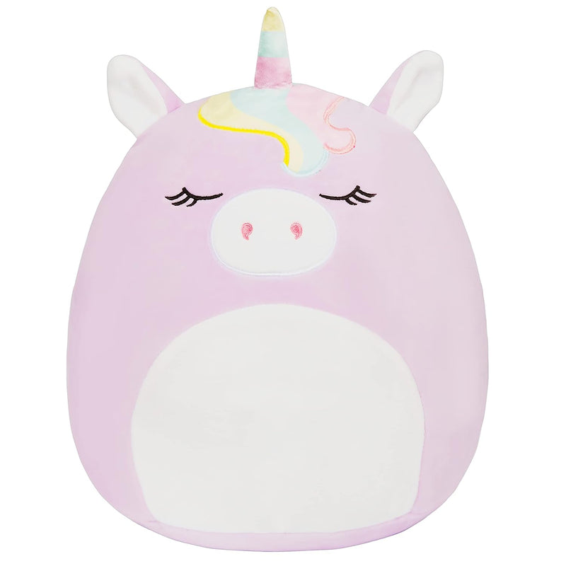 Squishmallow Large 16" Silvia The Purple Unicorn Official Kellytoy Plush So