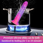 2 Pcs Silicone Strap-On Dildo Set - Wearable 7" &amp; 8" Fantasy Dildos