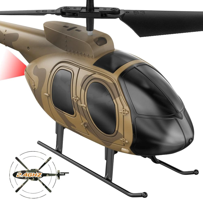Remote Control Helicopter For Kids, Camouflage Rc Helicopter, 2.4Ghz Radio Con