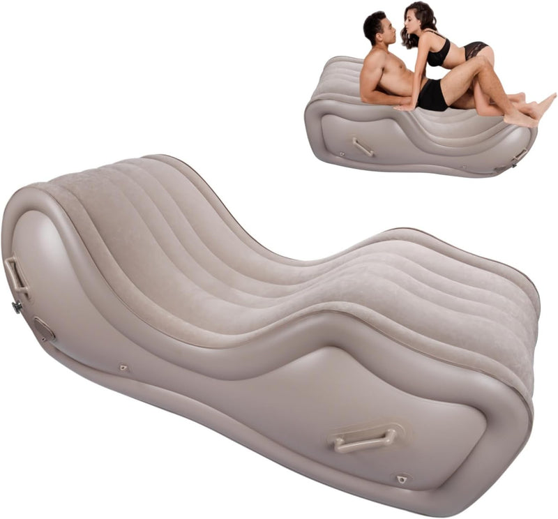 Inflatable Sex Sofa Chair with Air Pump – Bondage & Position Support Furniture