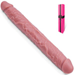 10.8 * 1.4 Inch Double Sided Headed Dildo For G-Spot, 11" Ultra Realistic Double Ended Dildo Large Sex Toy For Women Lesbian Gay, Soft Liquid Silicone Long Anal Dildos Shower Penis With Veins Glans