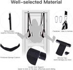 2-in-1 Adjustable Sex Swing for Door & Ceiling with Padded Seat, Supports 650 lbs