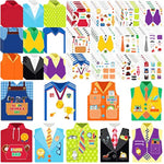 45 Pcs Father's Day Card Making Kit for Kids with Stickers & DIY Craft Supplies