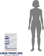 Shrink-Pak Large Travel Bags - Airtight Storage Bags for Maximum Space Saving, Travel Essentials, Ideal for Travel and Packing, Durable, Reliable Compression Bags with Sealed Protection