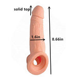 Threaded Mace Condom Male Condom Adult Lock Fine Ring Sleeve Extender A New Experience With Your Partner 8.66In