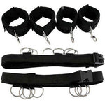 Wrist And Ankle Straps Adult Play Bed Restraint Bondaged Tie Downs Kit For Couples Under King Bed Leg Spreaders Bar Sex Ropes For Queen Size Beds Hand Cuff Set For Adult Bedroom Fuzzy Sweatshirt