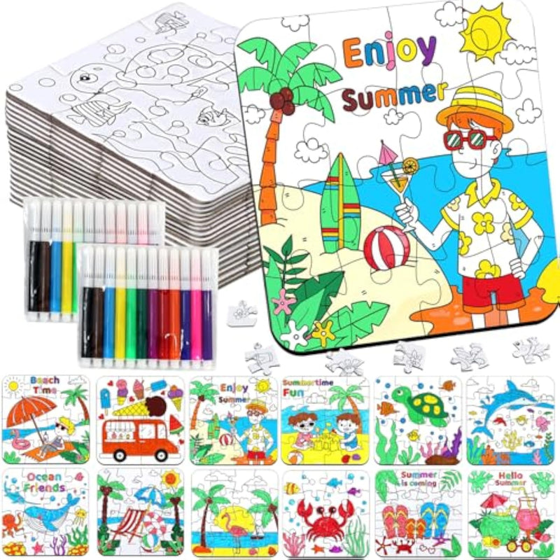 24 Set Summer Arts & Crafts for Kids and Adults