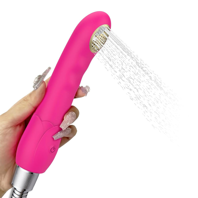 Sex Toys Dildo Vibrator, Squirting Vibrators G Spot Clitoral Stimulator Adult Toys Games & Foreplay With 10 Playful Vibrating For Women Couples, Rechargeable Waterproof (Rose)