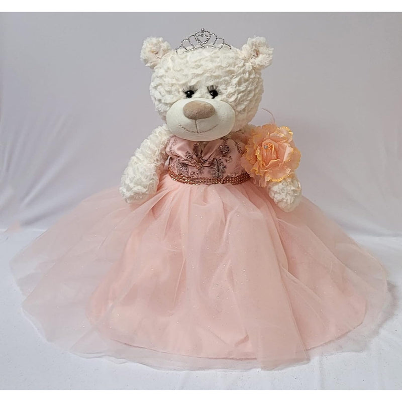 20 Inches Quince Anos Quinceanera Last Doll Teddy Bear With Dress (Centerpi
