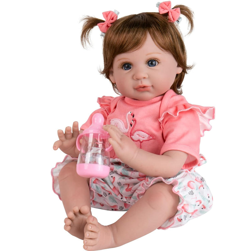Reborn Baby Girl Doll,22 In Realistic Newborn Baby Dolls,Adorable Lifelike