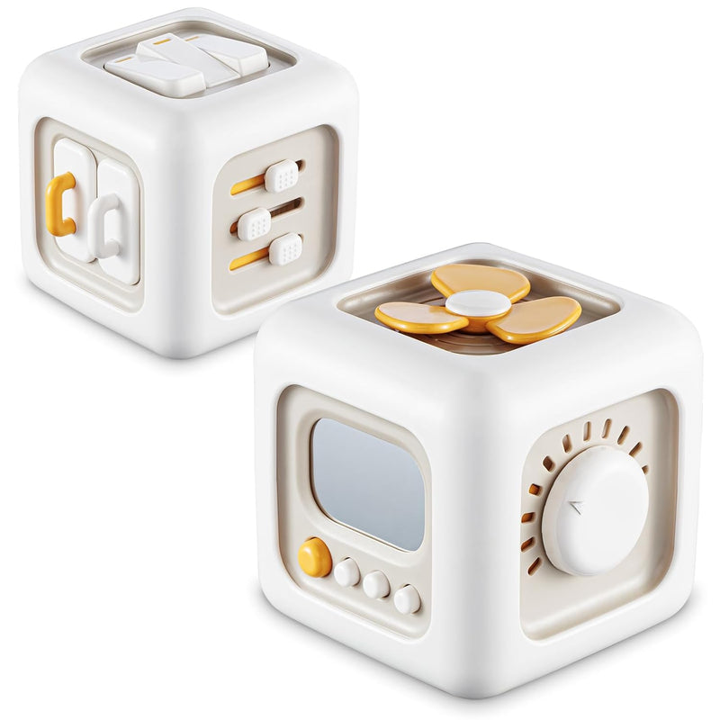 Busy Cube Toys For 1 Year Old Boy, Montessori Toys For 1+ Year Old, Travel