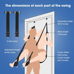 360° Spinning Sex Swing with Adjustable Straps & Sturdy Stand for Couples