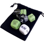 6 Pcs Sex Gaming Dice For Couples Naughty Dice With Sex Positions Sex Play Fun Kinky Games For Couples' Bedroom Foreplay Positions Adult Gift For Valentine'S Day