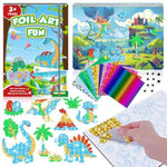 Foil Fun Dinosaur Art and Craft Kit for Kids, No Mess Art Crafts for Girls and Boys Ages 4-10