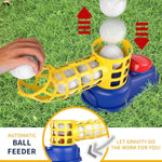 T Ball Set Toys For Kids 3-5 5-8, Kids Baseball Tee For Boys Toddlers, Auto Ball Launcher, Indoor Outdoor Outside Sports Tee Ball Set Toys Gifts For 3 4 5 6 Year Old Boys Toddler Kids