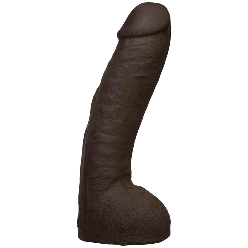 Vac-U-Lock - Realistic Hung - 12 Inch Ultraskyn Dildo With Massive 8.5 Inch Circumference - F-Machine And Harness Compatible - For Adults Only, Chocolate